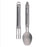 NEXTOOL Titanium Soup Spoon Camping Utensil Set Cutlery Kit for Outdoor Picnic Hiking (BPA-Free, No FDA Certified) - 1