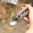 NEXTOOL Titanium Soup Spoon Camping Utensil Set Cutlery Kit for Outdoor Picnic Hiking (BPA-Free, No FDA Certified) - 6