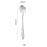2-Piece Set Mixing Spoon 12.5cm Stainless Steel Sakura Coffee Spoon (without FDA Certificate) - Silver - 7
