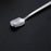 8Pcs 17.3cm Coffee Stirring Spoon Stainless Steel Square Head Long Handle Spoon, Silver (BPA Free, No FDA) - 4