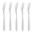 5Pcs Small Spoon / Fork Stainless Steel Dessert Spoon Fruit Fork (BPA Free, No FDA Certificate) - Two-tine fork - 1