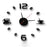 DIY Coffee Cup Creative Acrylic Wall Clock - Black - 1