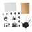 DIY Coffee Cup Creative Acrylic Wall Clock - Black - 3