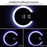 TS-S24 Creative LED Mirror Hollow Wall Clock with Alarm Temperature Ring Light Multi-color Switch - 6