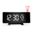 TS-5210 LED Digital Projection Alarm Clock FM Radio Time Projector Table Clock Temperature and Humidity Meter - 1