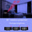 TS-5210 LED Digital Projection Alarm Clock FM Radio Time Projector Table Clock Temperature and Humidity Meter - 4
