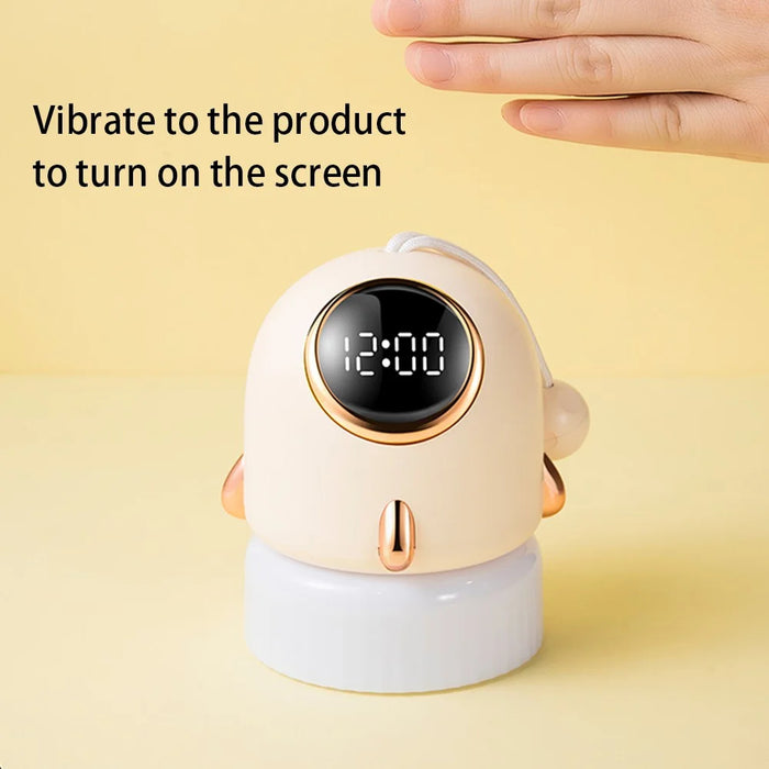 TW-L47 Portable Night Light Alarm Clock Romantic Projector Night Light for Kid Bedroom Home - Yellow - 7