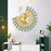 JT18116 60X60cm Creative 3D Peacock Wall Clock for Home Decoration and Living Room Decoration Handicraft Decoration Clock - 4
