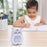 XR-MM-C2110 Cute Tiger Shaped Alarm Clock Creative Electronic Clock Multifunction Study Training Time Setting Touch Controlled Clock - Blue - 2