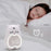 XR-MM-C2110 Cute Tiger Shaped Alarm Clock Creative Electronic Clock Multifunction Study Training Time Setting Touch Controlled Clock - Blue - 7