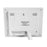 DDC-8009 8 inch Digital Display Alarm Clock 8 Groups Alarm Desktop Clock Machine Auto Adjust Brightness Elderly Alarm Clock - White/US Plug - 5