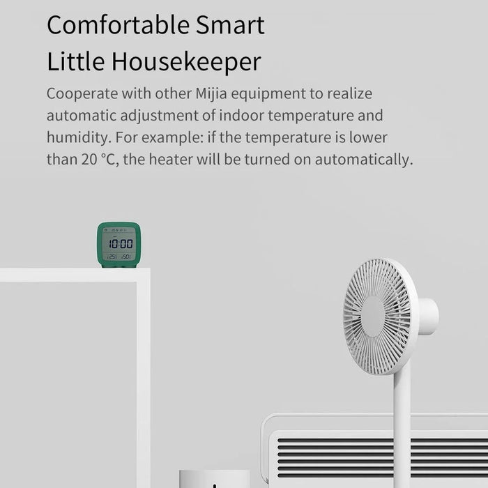 XIAOMI YOUPIN QingPing Bluetooth-compatible Temperature Humidity Detection Alarm Clock with Adjustable Backlit (Chinese Version) - Green - 4