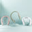 WT-F41 Mini Bladeless Neck Hanging Fan USB Rechargeable Air Cooler Three-Speed Cooling Fan - Pink - 2