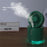 D27 2nd Gen Foldable Desktop Humidifier Cooling Fan Water Spray Mist Air Cooler for Office Home - Green - 6
