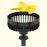 F22 Car Air Vent Fan Rotation Fan 3 Wind Speeds Adjustable USB Charging Air Conditioner Cooling Mini Fan - 7