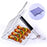 Outdoor Barbecue Grill Basket Fish Fillet Vegetable BBQ Rack with Removable Handle (No FDA Certificate) - 2