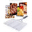 Outdoor Barbecue Grill Basket Fish Fillet Vegetable BBQ Rack with Removable Handle (No FDA Certificate) - 5