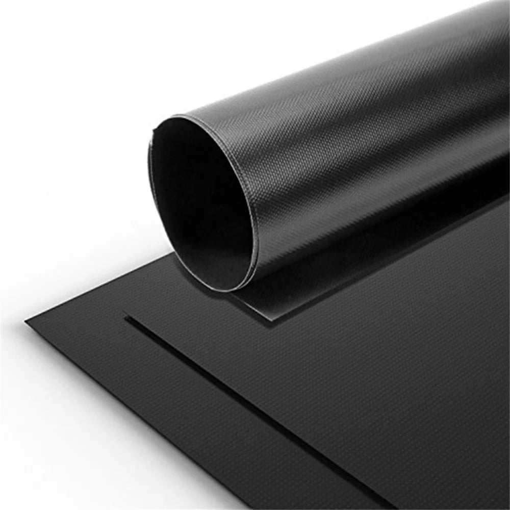 2PCS Non-Stick BBQ Grill Mats Easy to Clean Works on Electric Grill Gas Charcoal Barbecue (BPA-Free, FDA Certified), Black - 5