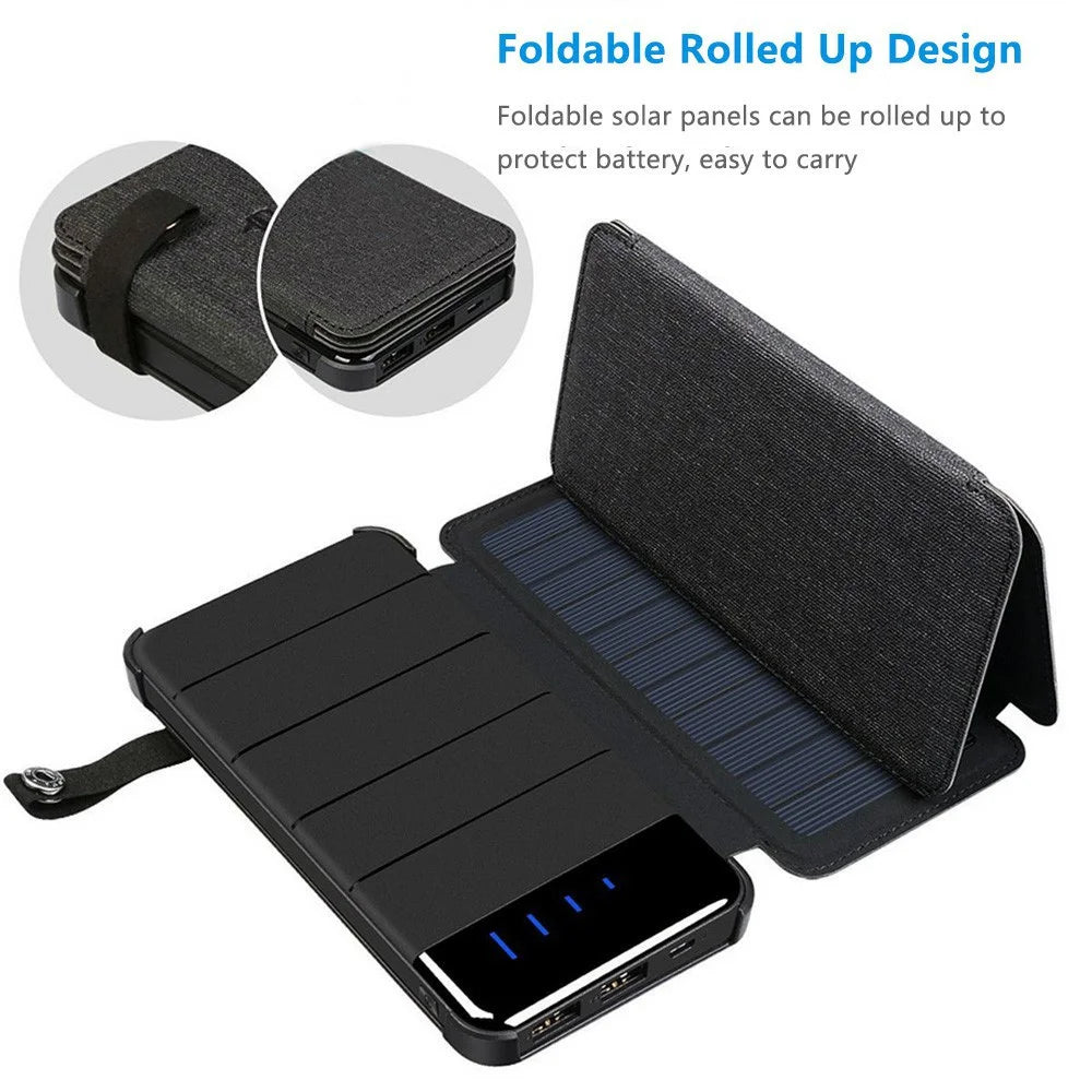 N10 7.5W Foldable Solar Panel Portable Outdoor Travel Emergency Power Generator Charger - 5