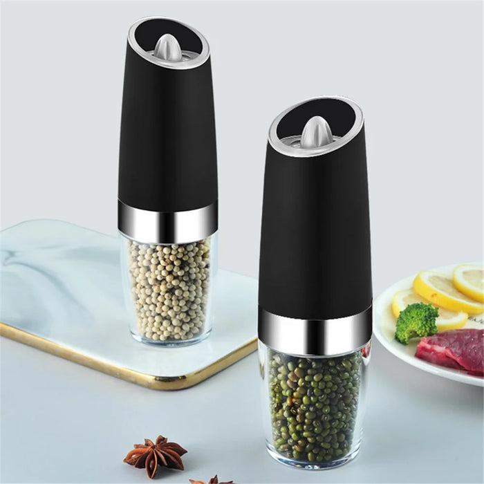 Gravity Sensing Electric Pepper Grinder Kitchen Salt Pepper Spice Graining Tool (BPA Free, No FDA Certificate) - 3