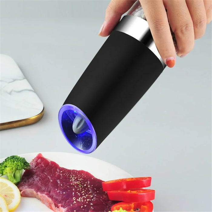 Gravity Sensing Electric Pepper Grinder Kitchen Salt Pepper Spice Graining Tool (BPA Free, No FDA Certificate) - 4