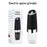 Gravity Sensing Electric Pepper Grinder Kitchen Salt Pepper Spice Graining Tool (BPA Free, No FDA Certificate) - 6