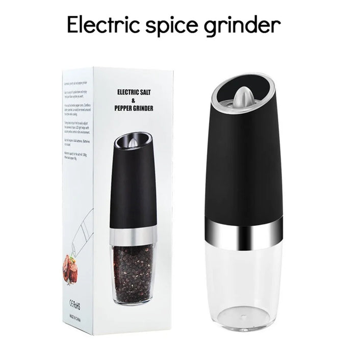 Gravity Sensing Electric Pepper Grinder Kitchen Salt Pepper Spice Graining Tool (BPA Free, No FDA Certificate) - 6