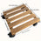 25x25cm Square Flower Pot Tray with Wheels Thickened Wooden Roller Base - 5