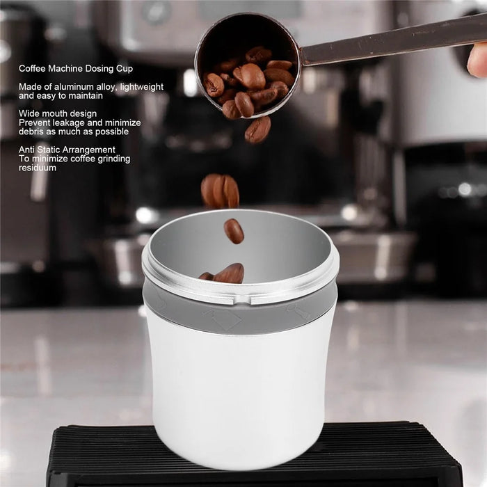 Coffee Machine Handle Dosing Cup 51mm Aluminum Coffee Powder Cup Coffee Grinder Dose Cup - 3