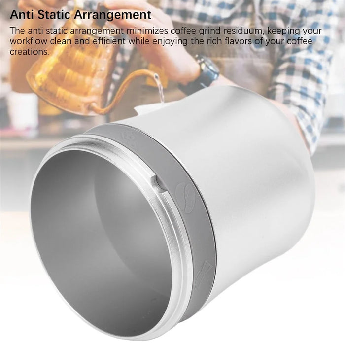 Coffee Machine Handle Dosing Cup 51mm Aluminum Coffee Powder Cup Coffee Grinder Dose Cup - 4