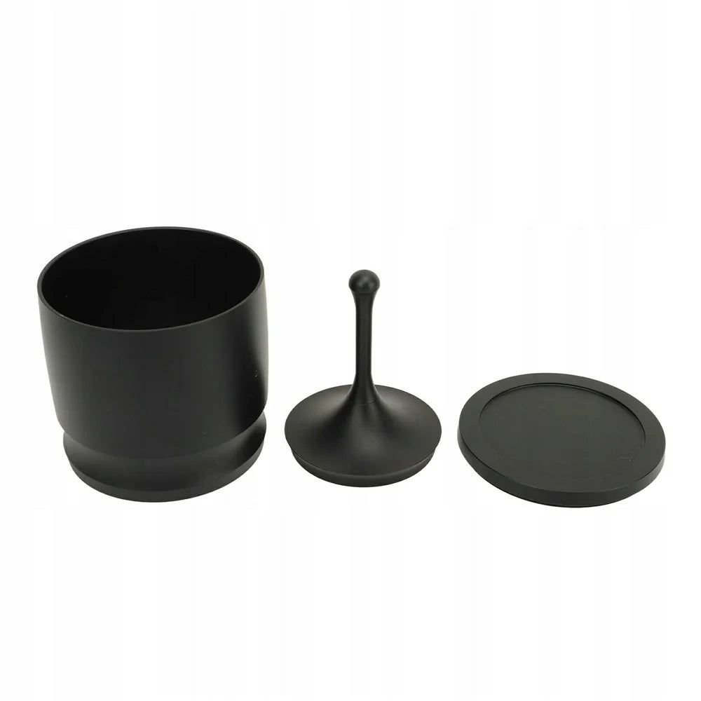 58mm Coffee Dosing Cup Anti Rust Aluminum Alloy Espresso Grounds Collector ( BPA Free, No FDA ) - Black - 6