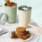 Automatic Coffee Mixing Cup Self-Stirring Mug Portable Electric Stainless Steel Cup (No FDA) - Light Green - 5