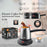 RAF R.150 Electric Coffee Pot 500ml Turkish Coffee Maker Stainless Steel, Rotational Base (No FDA Certificate) - EU Plug - 2