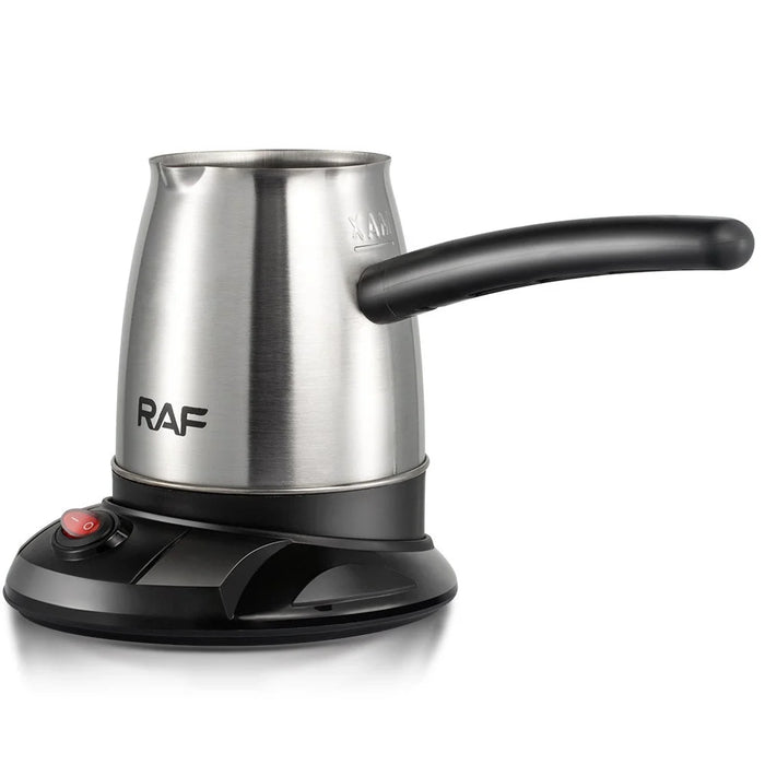 RAF R.150 Electric Coffee Pot 500ml Turkish Coffee Maker Stainless Steel, Rotational Base (No FDA Certificate) - EU Plug - 3