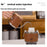 2Pcs Pour Over Coffee Set Drip Kettle and Glass Cup with Heat Resistant Sleeve for Home / Office Brewing (BPA Free, No FDA) - Brown - 5