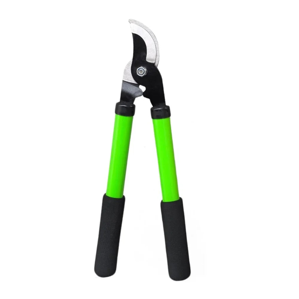 High Carbon Steel Heavy Duty Pruning Shears Thick Branches Garden Pruners Tree Trimmer Powerful Cutting Tool - Green - 1