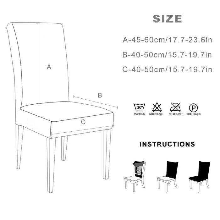 140x140cm Christmas Santa Claus Bell Printed Stain-resistant Tablecloth with 4 Chair Covers Kitchen Table Decoration - Santa Claus - 3