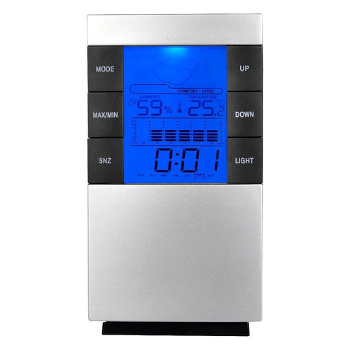 3210 Weather Forecast Creative Home Backlight Electronic Clock Thermometer Hygrometer Alarm Clock - 1