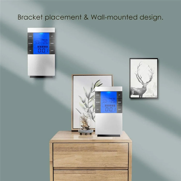 3210 Weather Forecast Creative Home Backlight Electronic Clock Thermometer Hygrometer Alarm Clock - 7