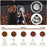 Manual Coffee Grinder 5 Blades Handheld Bean Mill Adjustable Coarseness Stainless Steel Burr Grinder - Black - 2