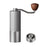 Manual Coffee Grinder Coarse Vertical Groove 7 Blade Hand Crank Mill For Coffee Beans Adjustable Coarseness - Silver - 1