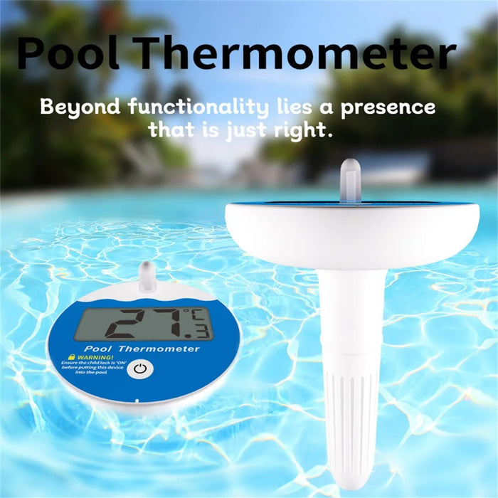 TS-PL09 IP68 Waterproof Pool Thermometer Floating Digital LCD Temperature Gauge for Swimming Pool Hot Tub - 2