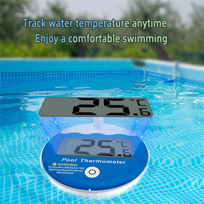 TS-PL09 IP68 Waterproof Pool Thermometer Floating Digital LCD Temperature Gauge for Swimming Pool Hot Tub - 3