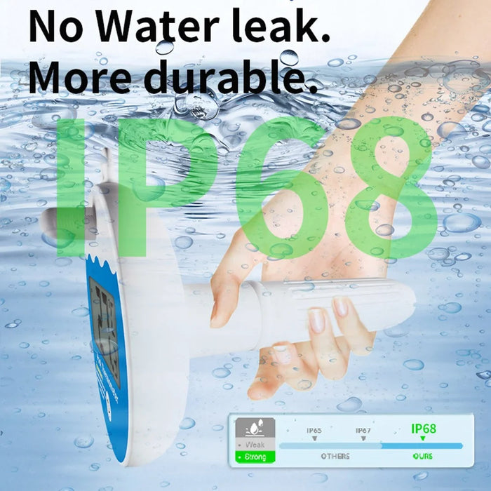 TS-PL09 IP68 Waterproof Pool Thermometer Floating Digital LCD Temperature Gauge for Swimming Pool Hot Tub - 6