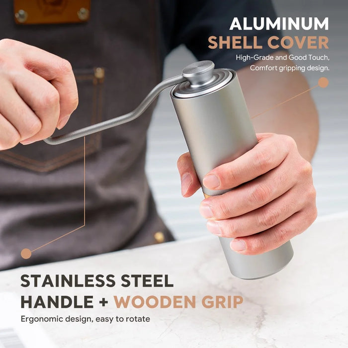 ICAFILAS GM2213 Manual Coffee Grinder Coffee Bean Hand Grinder (BPA Free, No FDA Certificate) - 5
