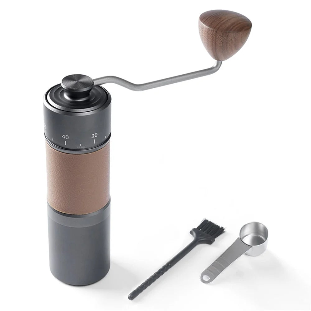 ICAFILAS Stainless Steel 7 Core Burrs Manual Coffee Grinder (BPA Free, No FDA Certificate) - 1