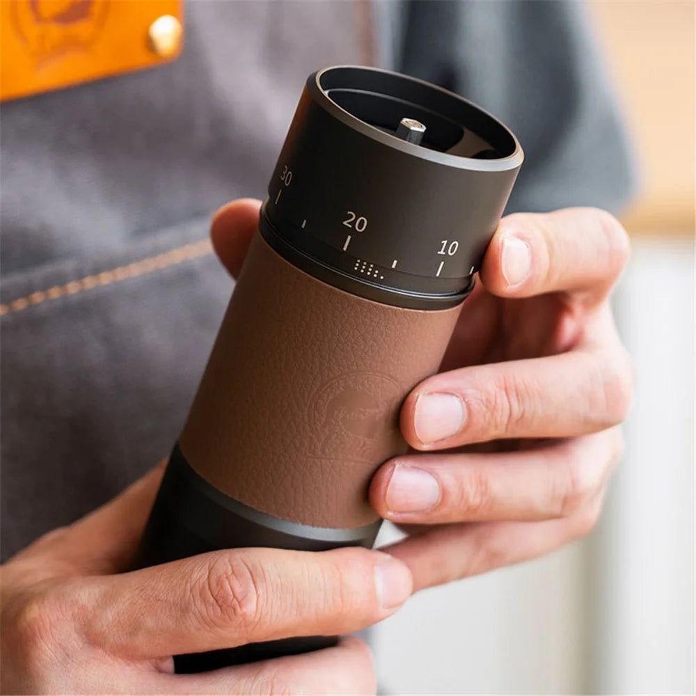 ICAFILAS Stainless Steel 7 Core Burrs Manual Coffee Grinder (BPA Free, No FDA Certificate) - 3