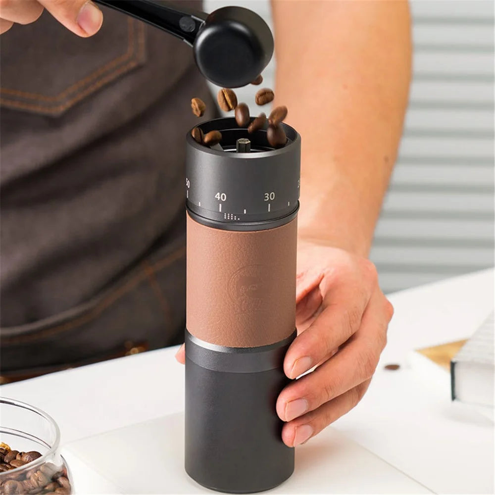 ICAFILAS Stainless Steel 7 Core Burrs Manual Coffee Grinder (BPA Free, No FDA Certificate) - 4