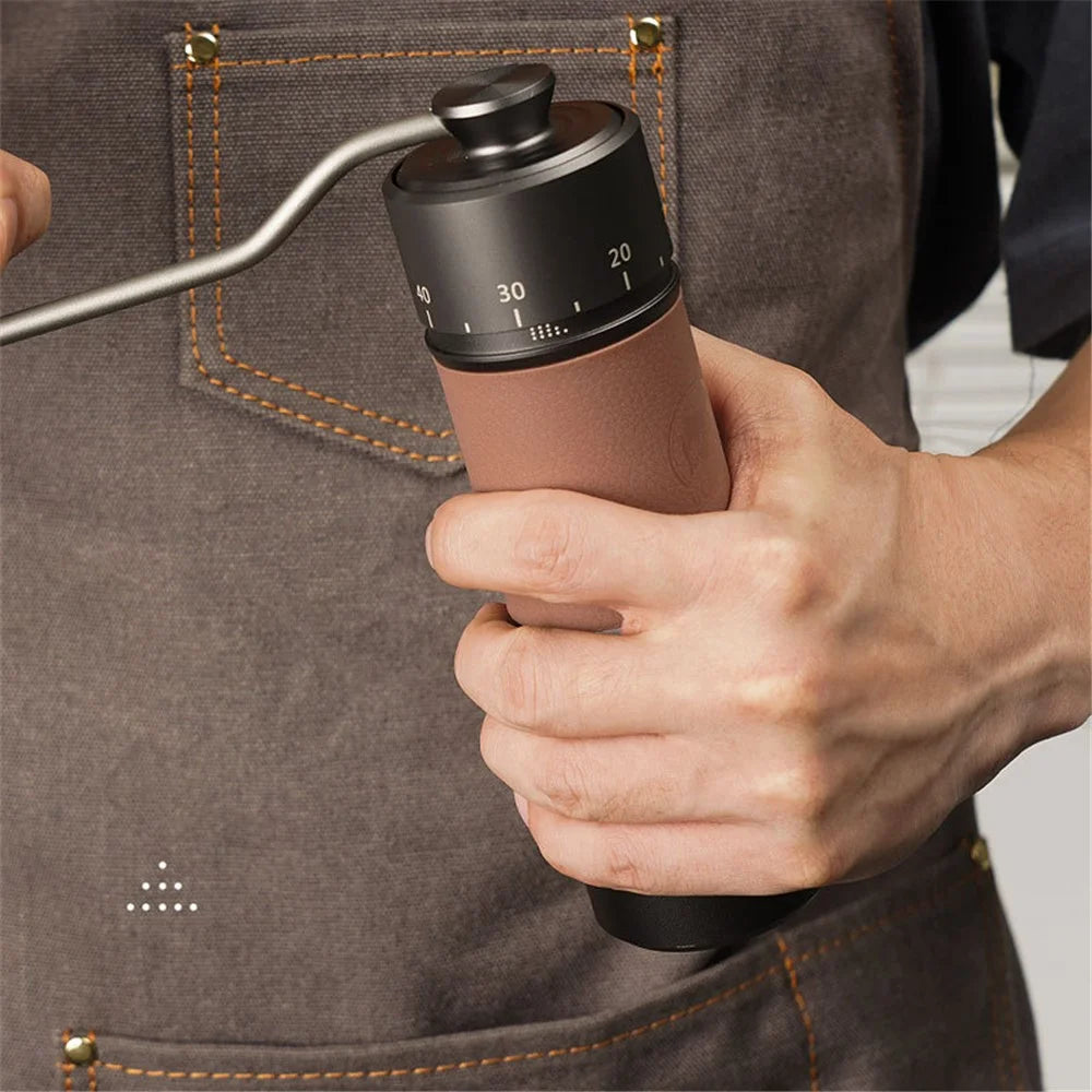 ICAFILAS Stainless Steel 7 Core Burrs Manual Coffee Grinder (BPA Free, No FDA Certificate) - 5