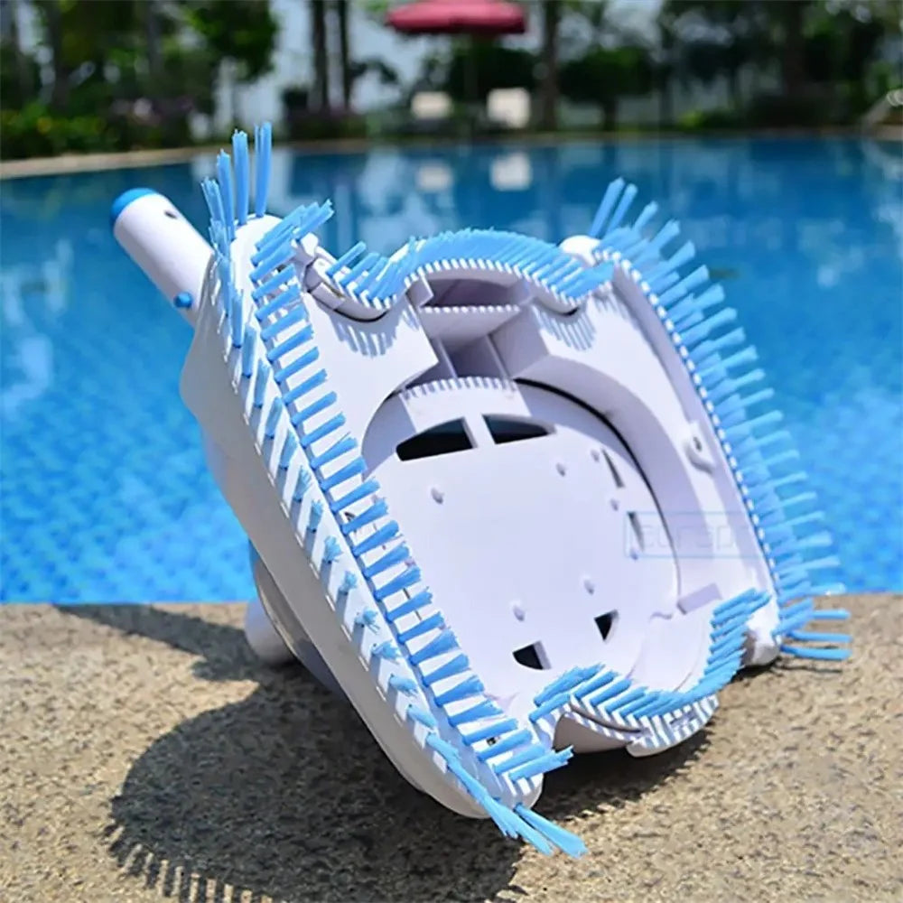 Adjustable Angle Swimming Pool Suction Vacuum Cleaner Head Nylon Brush Pond Cleaning Tool - 5